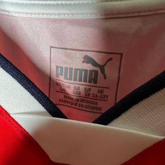 2016 Puma Arsenal Ozil Kids Jersey Large - Picture 6 of 8